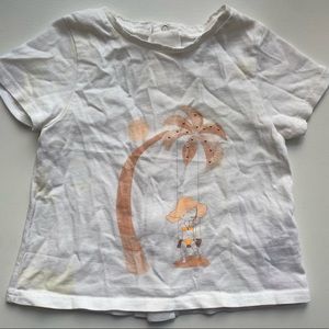 Authentic CHLOE Baby Girls Tshirt - Size 6 Months